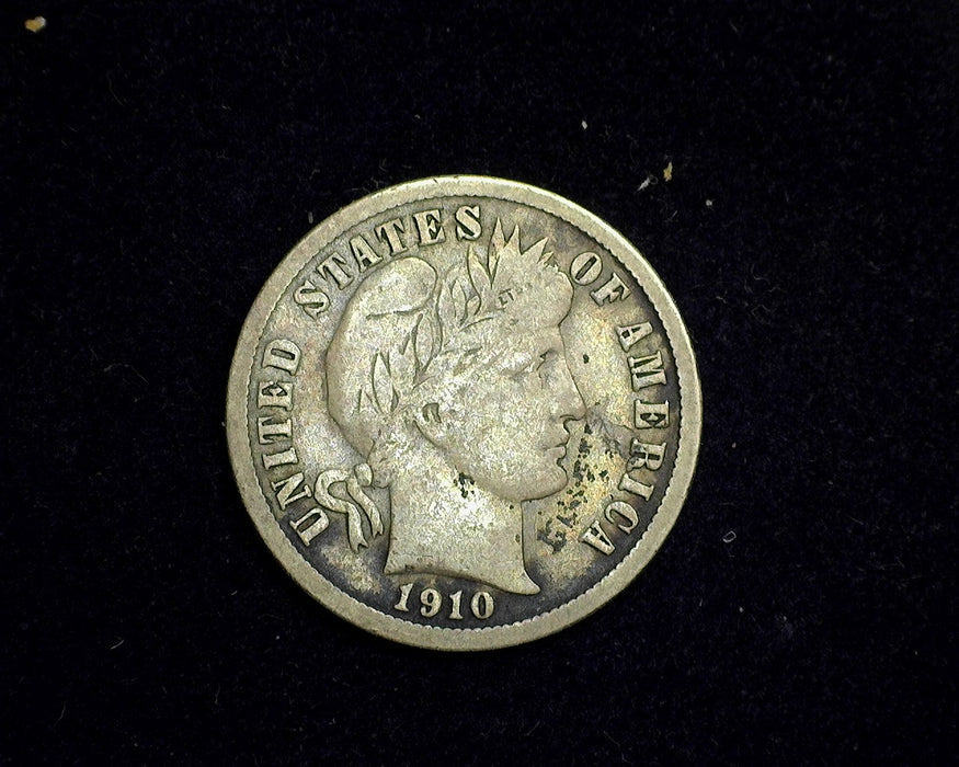 1910 Barber Dime F - US Coin