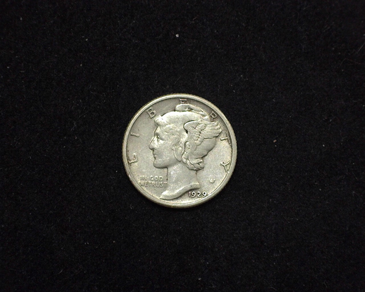 1929 Mercury VF Obverse - US Coin - Huntington Stamp and Coin