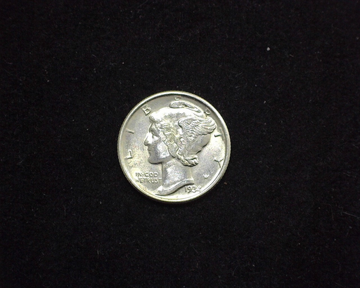 1934 Mercury BU MS-63 Obverse - US Coin - Huntington Stamp and Coin