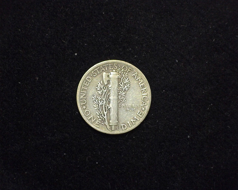 1942/41 Mercury VG/F Reverse - US Coin - Huntington Stamp and Coin