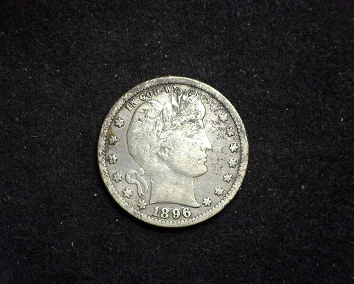 HS&C: 1896 Quarter Barber F Coin