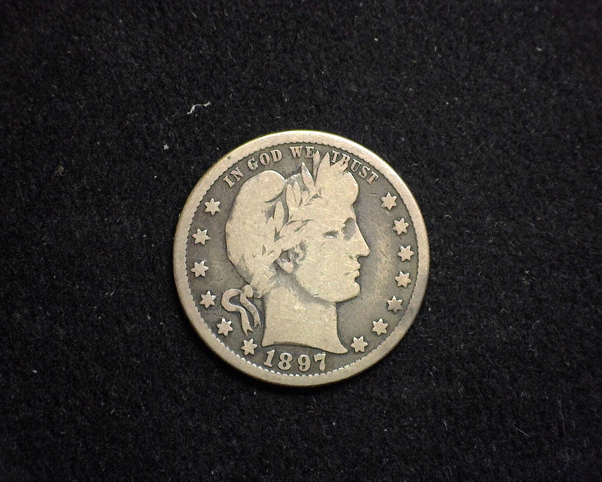 HS&C: 1897 O Quarter Barber G+ Coin