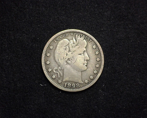 HS&C: 1898 Quarter Barber F Coin