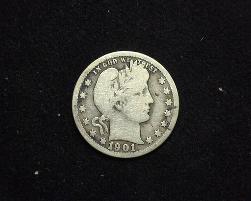 1901 O Barber G+ Obverse - US Coin - Huntington Stamp and Coin
