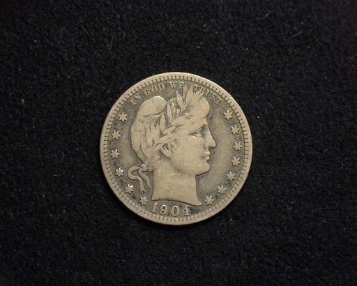 HS&C: 1904 Quarter Barber F Coin