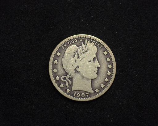 HS&C: 1907 Quarter Barber VG/F Coin