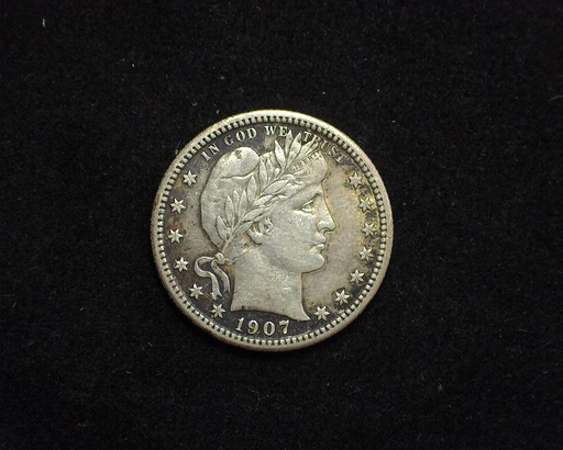HS&C: 1907 Quarter Barber VF Coin