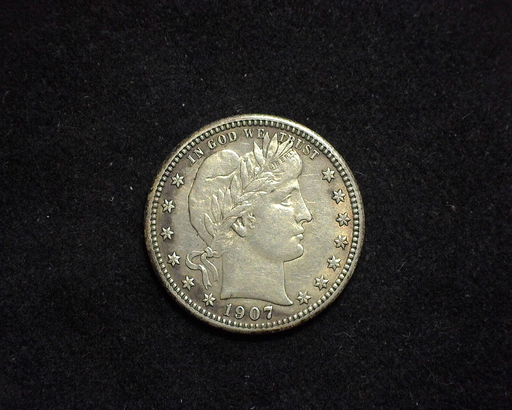 HS&C: 1907 Quarter Barber AU Coin