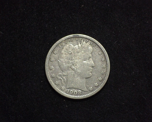 HS&C: 1908 O Quarter Barber VF Coin