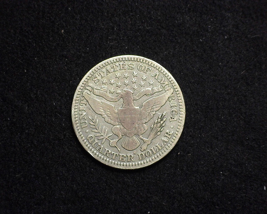 HS&C: 1908 S Quarter Barber F Coin