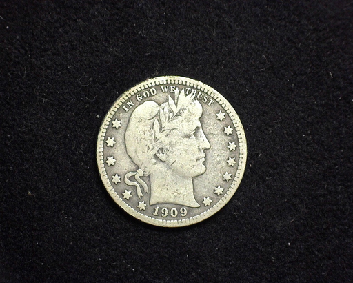 HS&C: 1909 D Quarter Barber F Coin