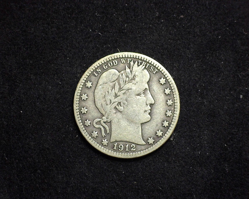HS&C: 1912 S Quarter Barber F Coin