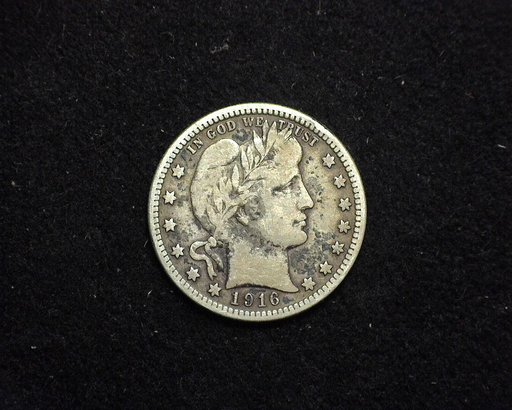 HS&C: 1916 D Quarter Barber F Coin