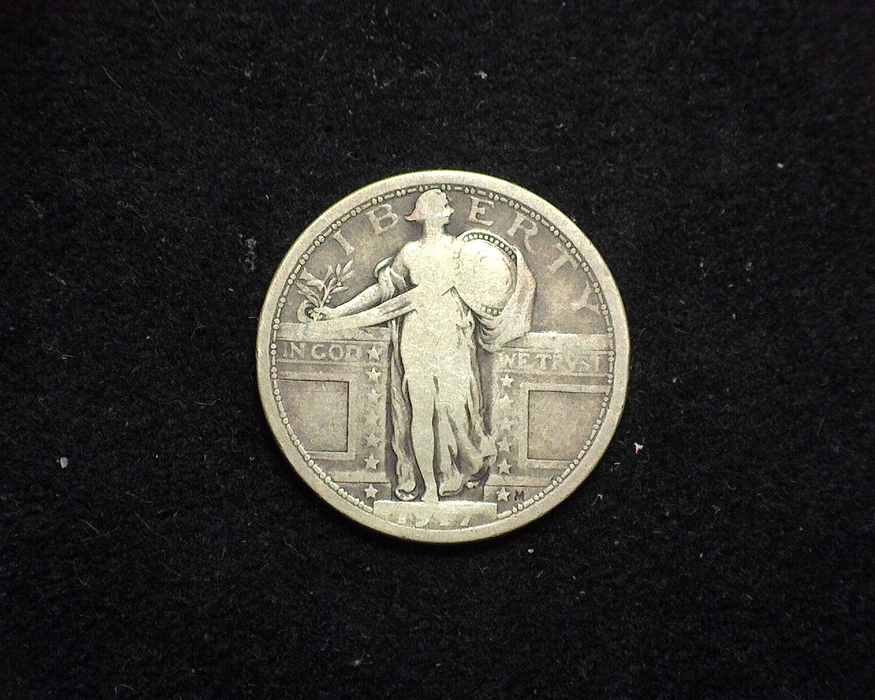 HS&C: 1917 TYI Quarter Standing Liberty VG Coin
