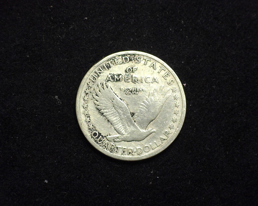 HS&C: 1917 TYI Quarter Standing Liberty F Coin