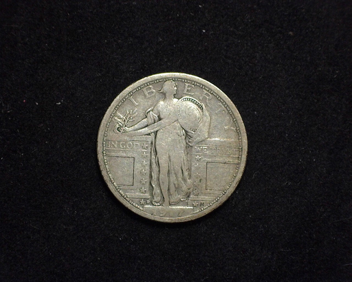 HS&C: 1917 TYI D Quarter Standing Liberty F Coin