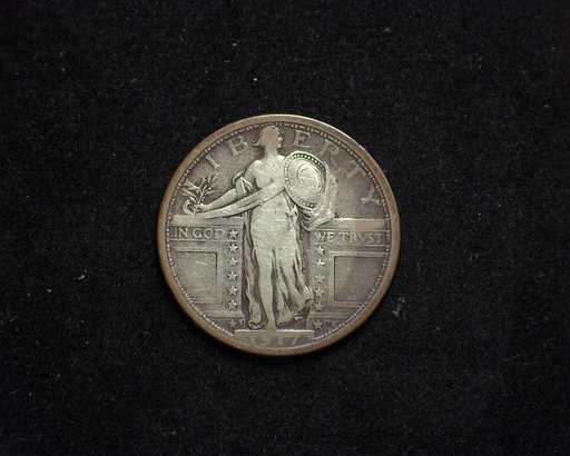 HS&C: 1917 TYI S Quarter Standing Liberty VG Coin