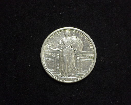 HS&C: 1917 TYI S Quarter Standing Liberty XF Coin