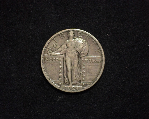 1924 Standing Liberty XF Obverse - US Coin - Huntington Stamp and Coin
