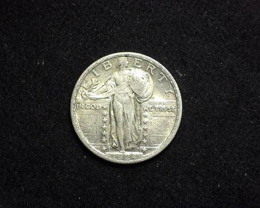 1924 Standing Liberty AU Obverse - US Coin - Huntington Stamp and Coin