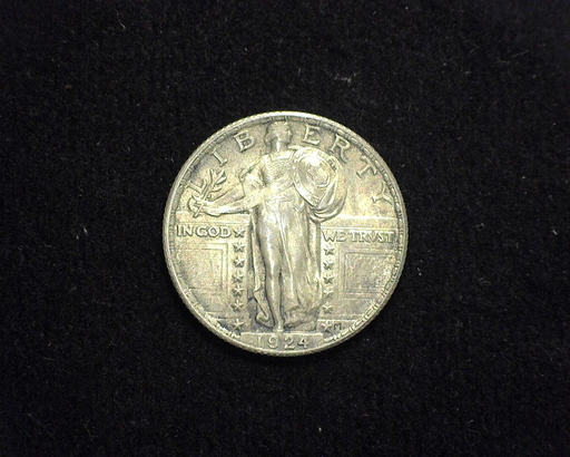1924 Standing Liberty BU Obverse - US Coin - Huntington Stamp and Coin