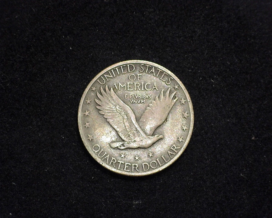 1927 Standing Liberty VF Reverse - US Coin - Huntington Stamp and Coin