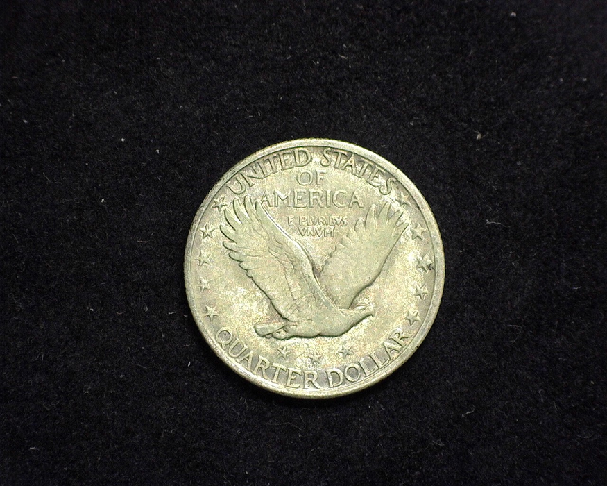 1927 Standing Liberty XF Reverse - US Coin - Huntington Stamp and Coin