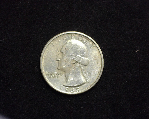 1935 D Washington XF Obverse - US Coin - Huntington Stamp and Coin
