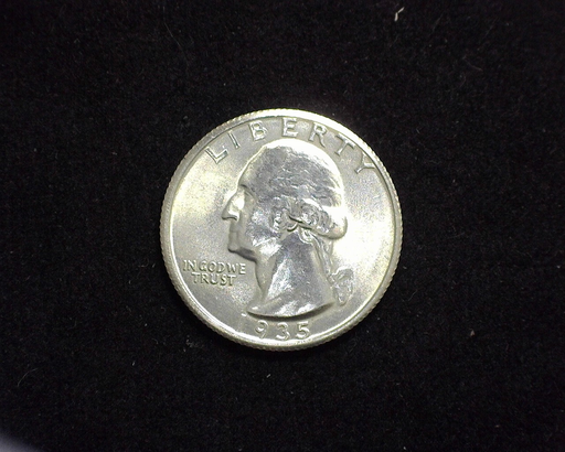 1935 D Washington BU Obverse - US Coin - Huntington Stamp and Coin
