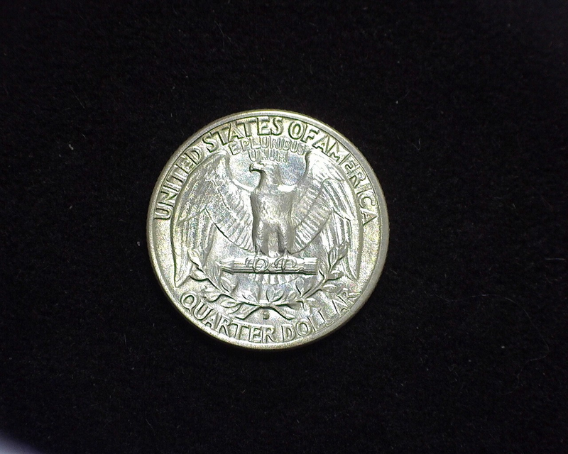 1936 D Washington UNC Reverse - US Coin - Huntington Stamp and Coin