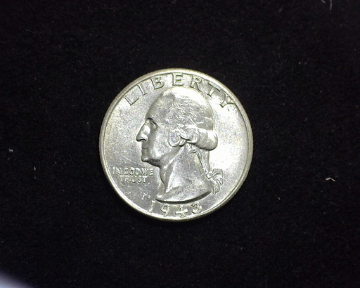 1943 D Washington AU Obverse - US Coin - Huntington Stamp and Coin