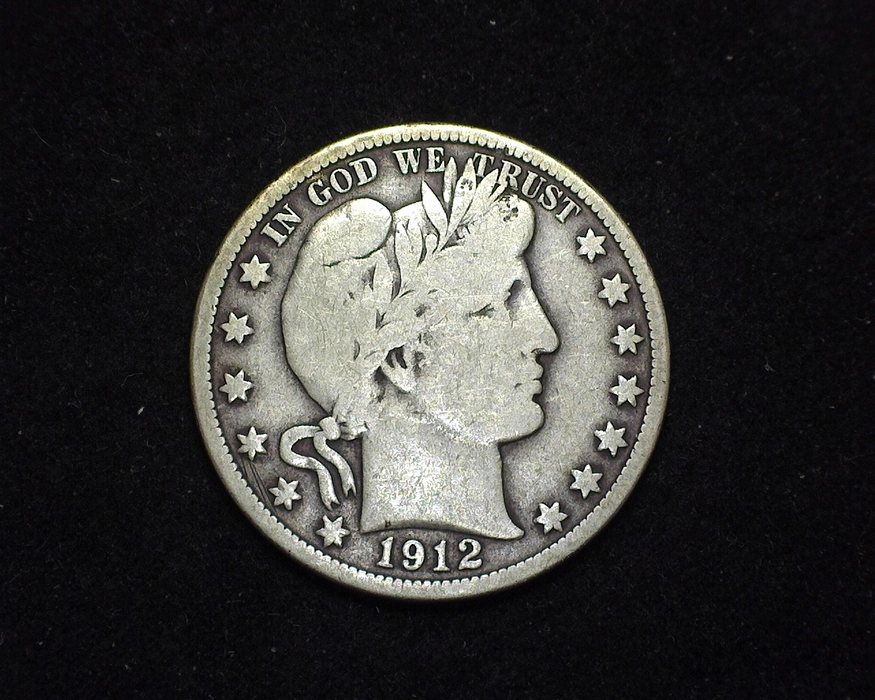 1912 D Barber VG/F Obverse - US Coin - Huntington Stamp and Coin