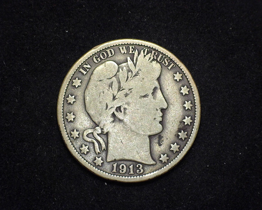 1913 Barber VG Obverse - US Coin - Huntington Stamp and Coin