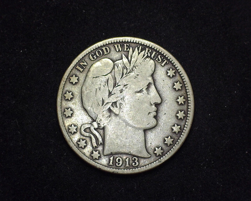 1913 D Barber F Obverse - US Coin - Huntington Stamp and Coin