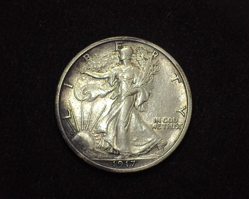 HS&C: 1917 Half Dollar Walking Liberty AU Coin