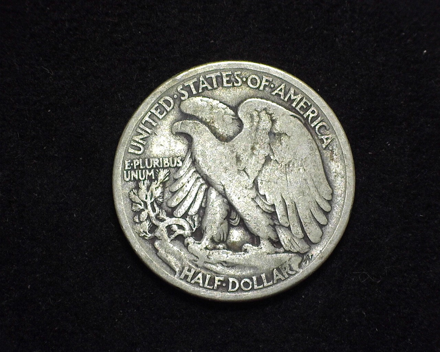 1917 OBV S Walking Liberty Half Dollar VG - US Coin