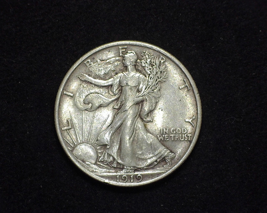 HS&C: 1919 Half Dollar Walking Liberty VF Coin