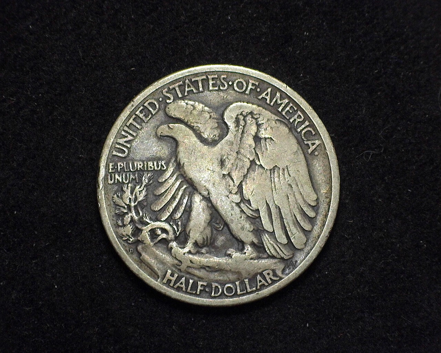 1920 D Walking Liberty Half Dollar VG/F - US Coin