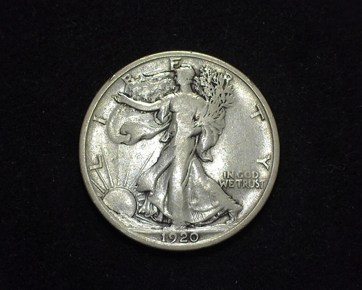 HS&C: 1920 D Half Dollar Walking Liberty F Coin