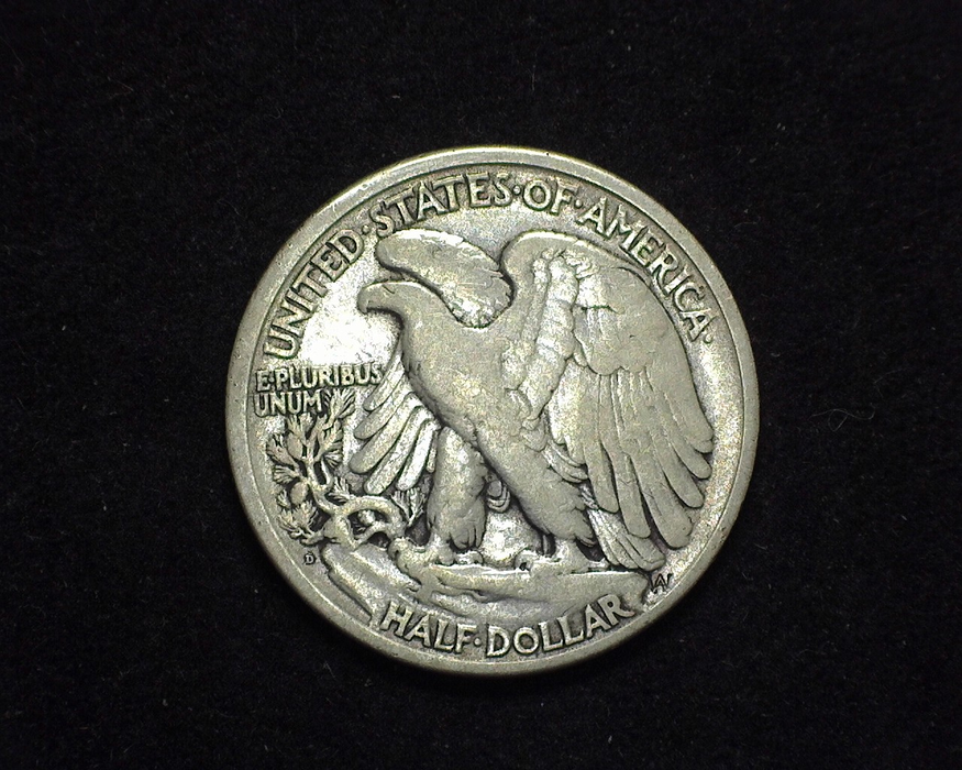 1920 D Walking Liberty Half Dollar F - US Coin