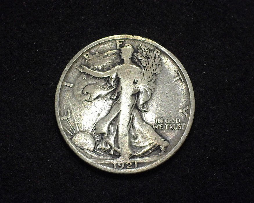 HS&C: 1921 D Half Dollar Walking Liberty VG Coin