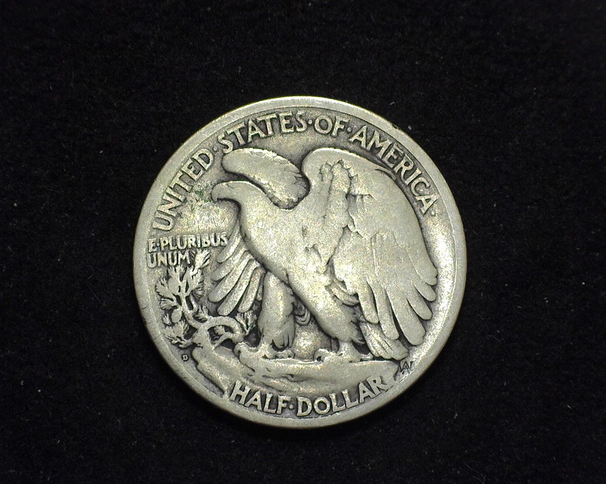 1921 D Walking Liberty Half Dollar VG - US Coin