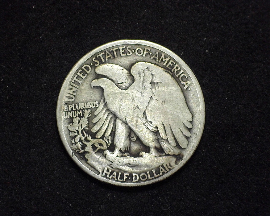 1921 D Walking Liberty Half Dollar VG/F - US Coin