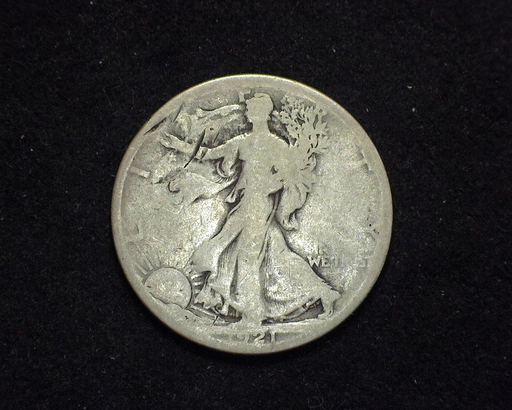HS&C: 1921 S Half Dollar Walking Liberty G Coin