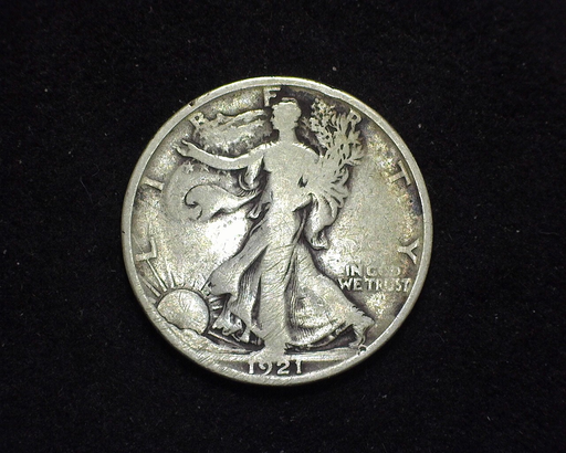 HS&C: 1921 S Half Dollar Walking Liberty VG Coin