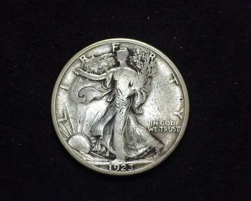 HS&C: 1923 S Half Dollar Walking Liberty F Coin