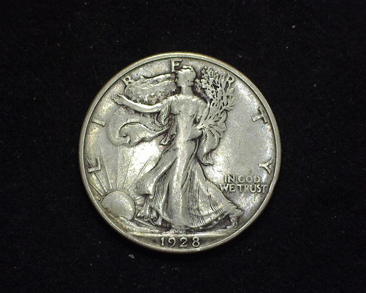 HS&C: 1928 S Half Dollar Walking Liberty VF Coin