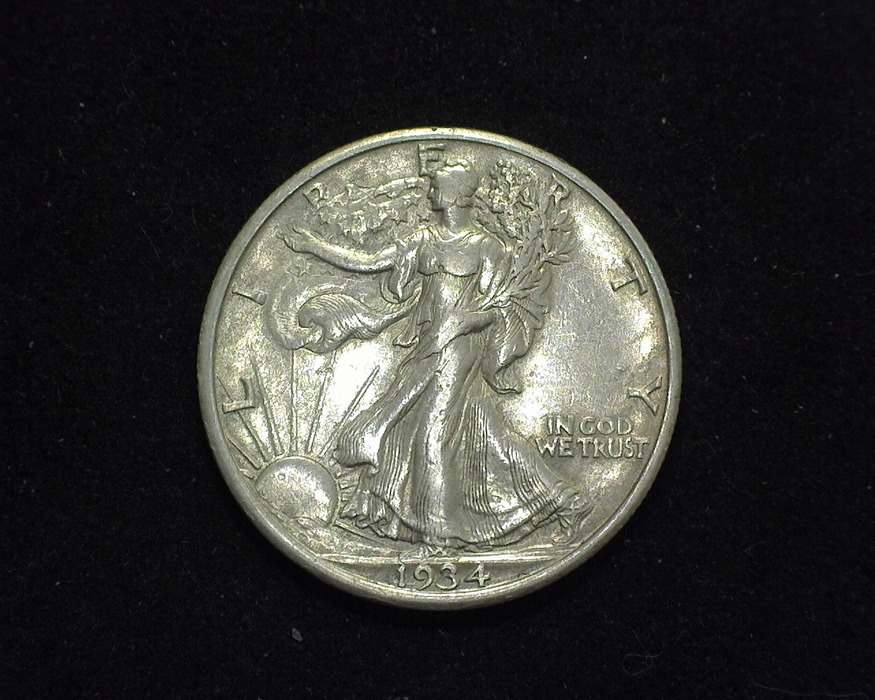 HS&C: 1934 Half Dollar Walking Liberty XF/AU Coin