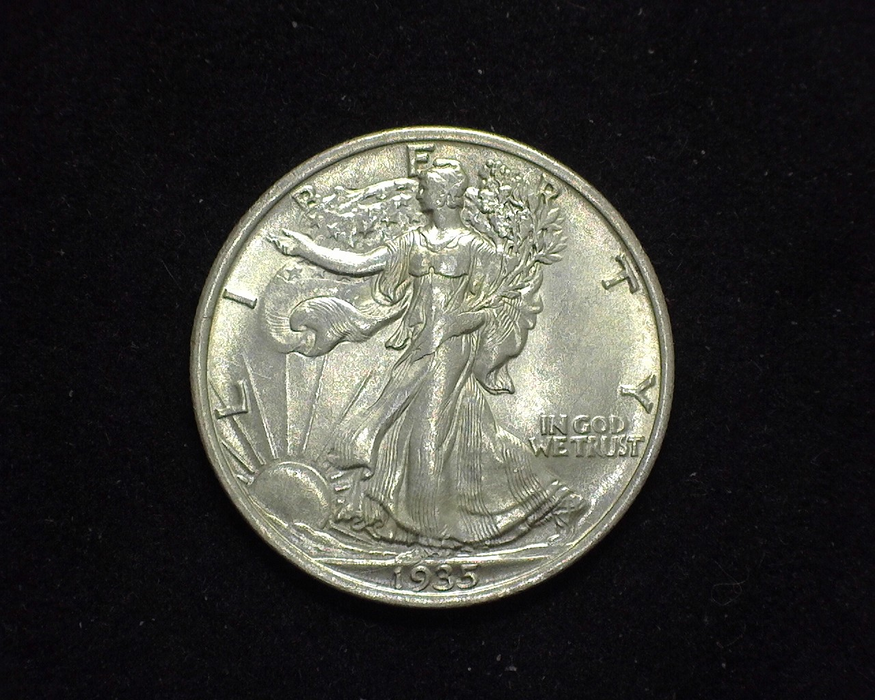 HS&C: 1935 Half Dollar Walking Liberty BU Coin