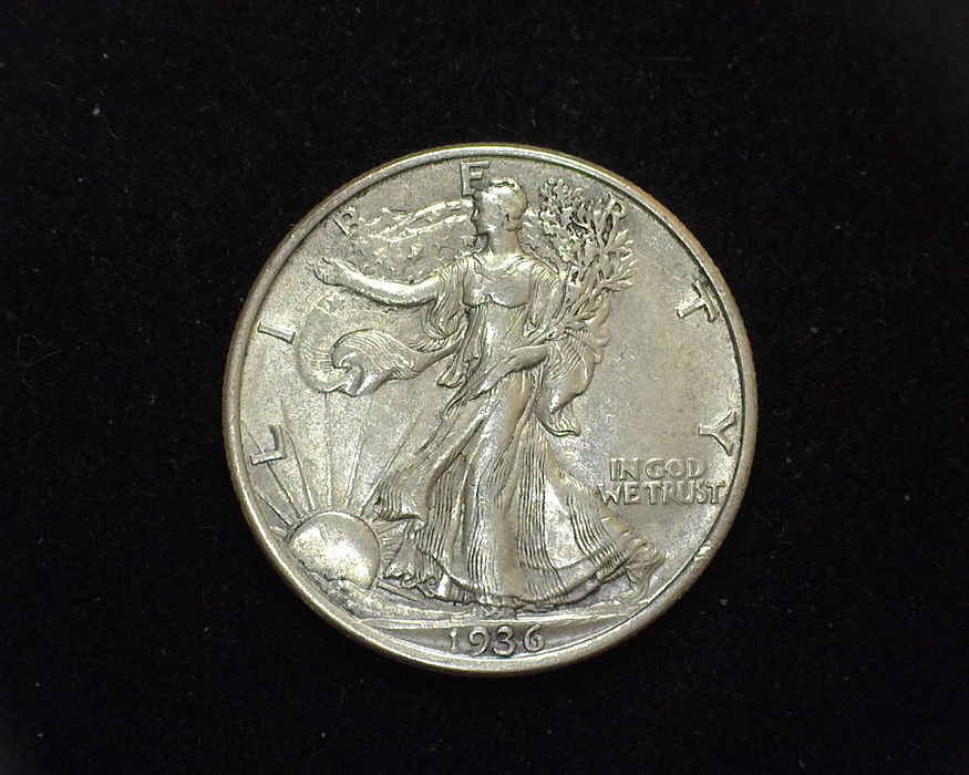 HS&C: 1936 Half Dollar Walking Liberty AU Coin